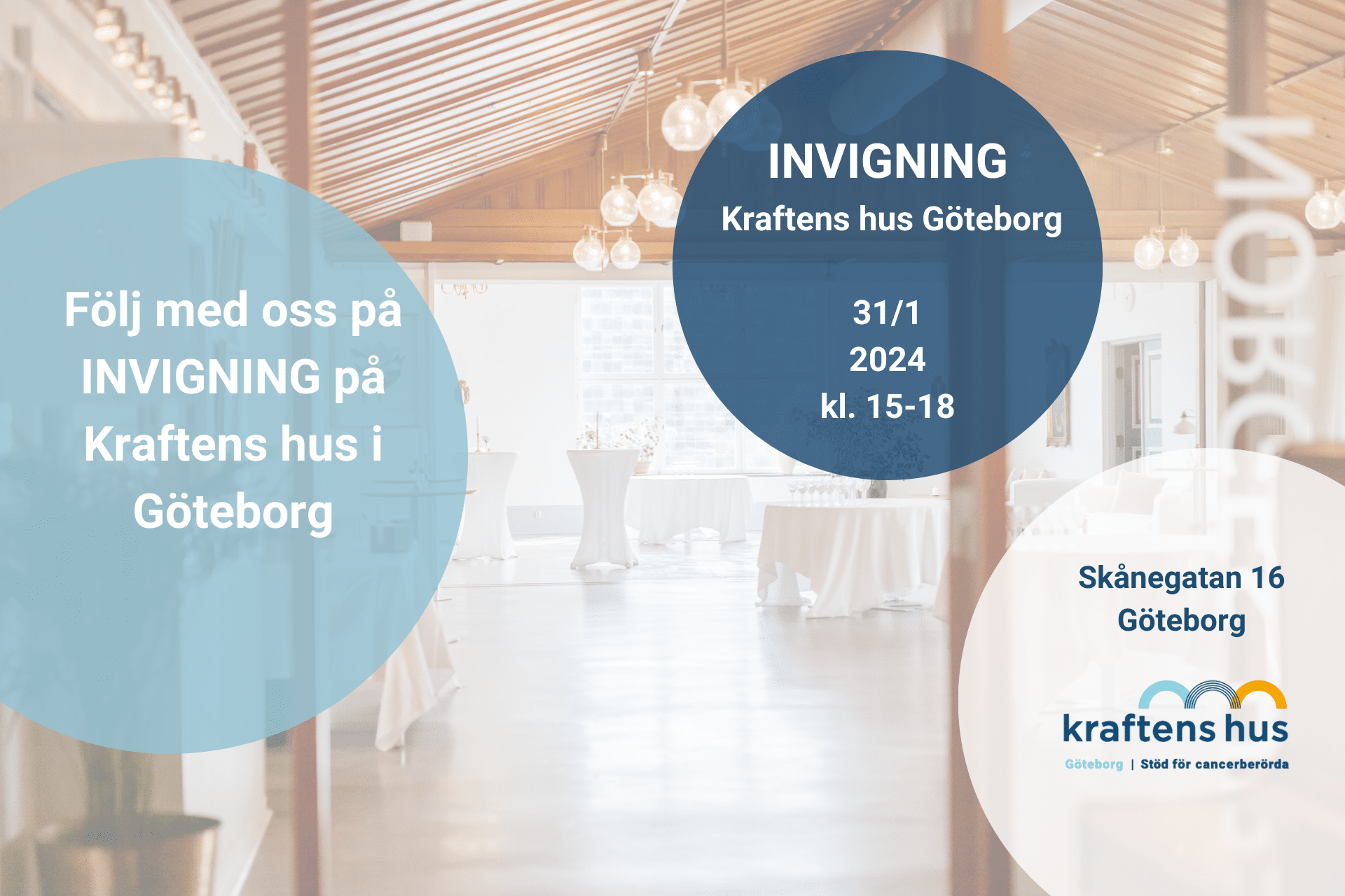 Följ med till invigningen av Kraftens hus Göteborg 31/1 2024