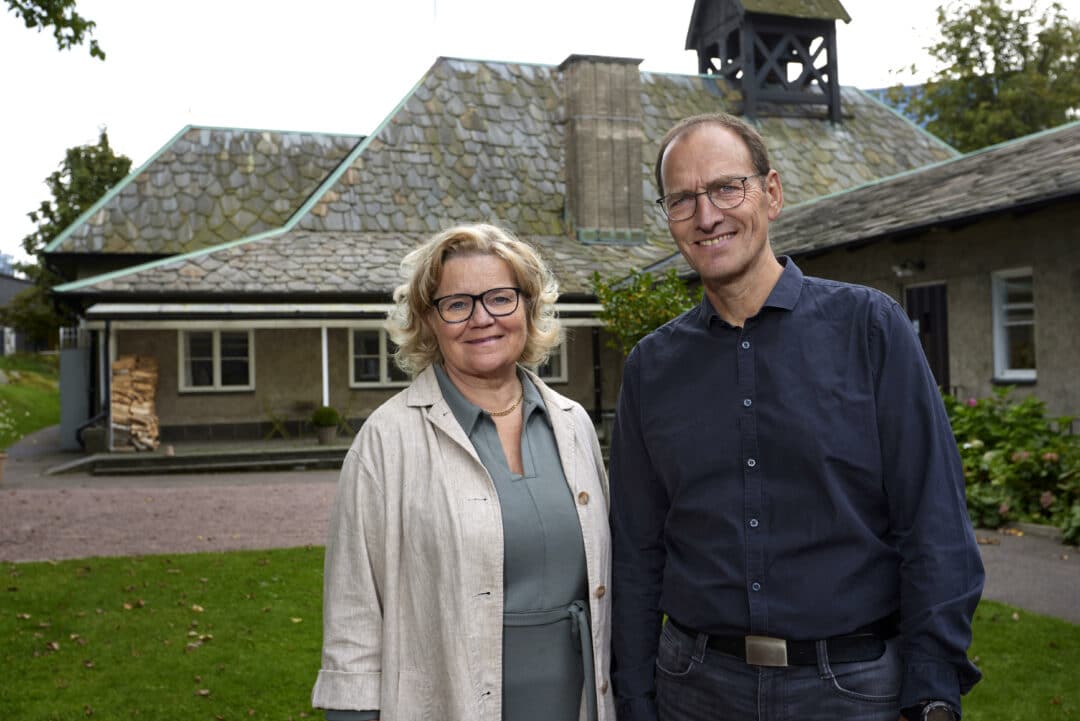 Foto: Kraftens Hus-Göteborg Generalsekreterare Evy Jonsson och styrelseordförande Thomas Schneider. Bild: Bo Håkansson, Bilduppdraget