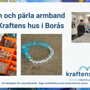 Kom och pärla armband med May och Ida på Kraftens hus Sjuhärad.