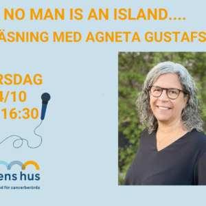 Agneta Gustafsson, anhörigkonsulent i Borås Stad, samtalar en stund om hur livet kan vara ur ett anhörigperspektiv och berättar om vilket stöd som erbjuds för den som är anhörig/närstående.