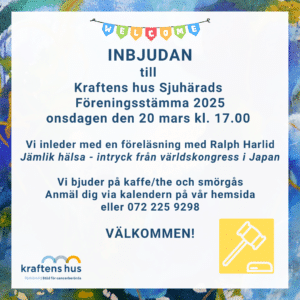 Kraftens hus Sjuhärads föreningsstämma 2025